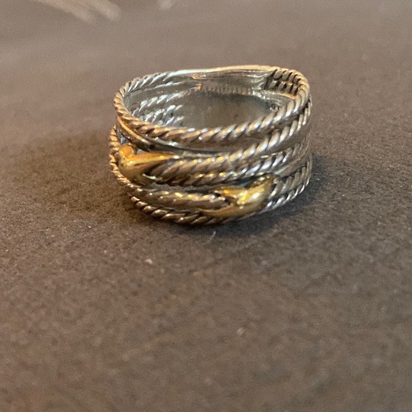 David Yurman Jewelry - Authentic David Yurman double x crossover ring